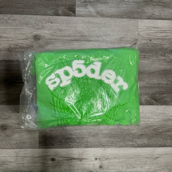 Sp5der Web Hoodie Slime Green (Spider Hoodie) - Picture 3 of 3